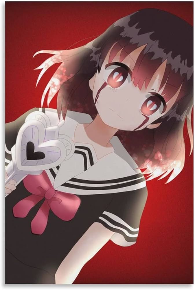 Amazon.co.jp: 朝霧彩 魔法少女サイト ポスター 装飾画 アートパネル